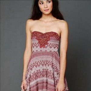 *last call* Free people 🌸 twinkle twirl strapless dress sz S